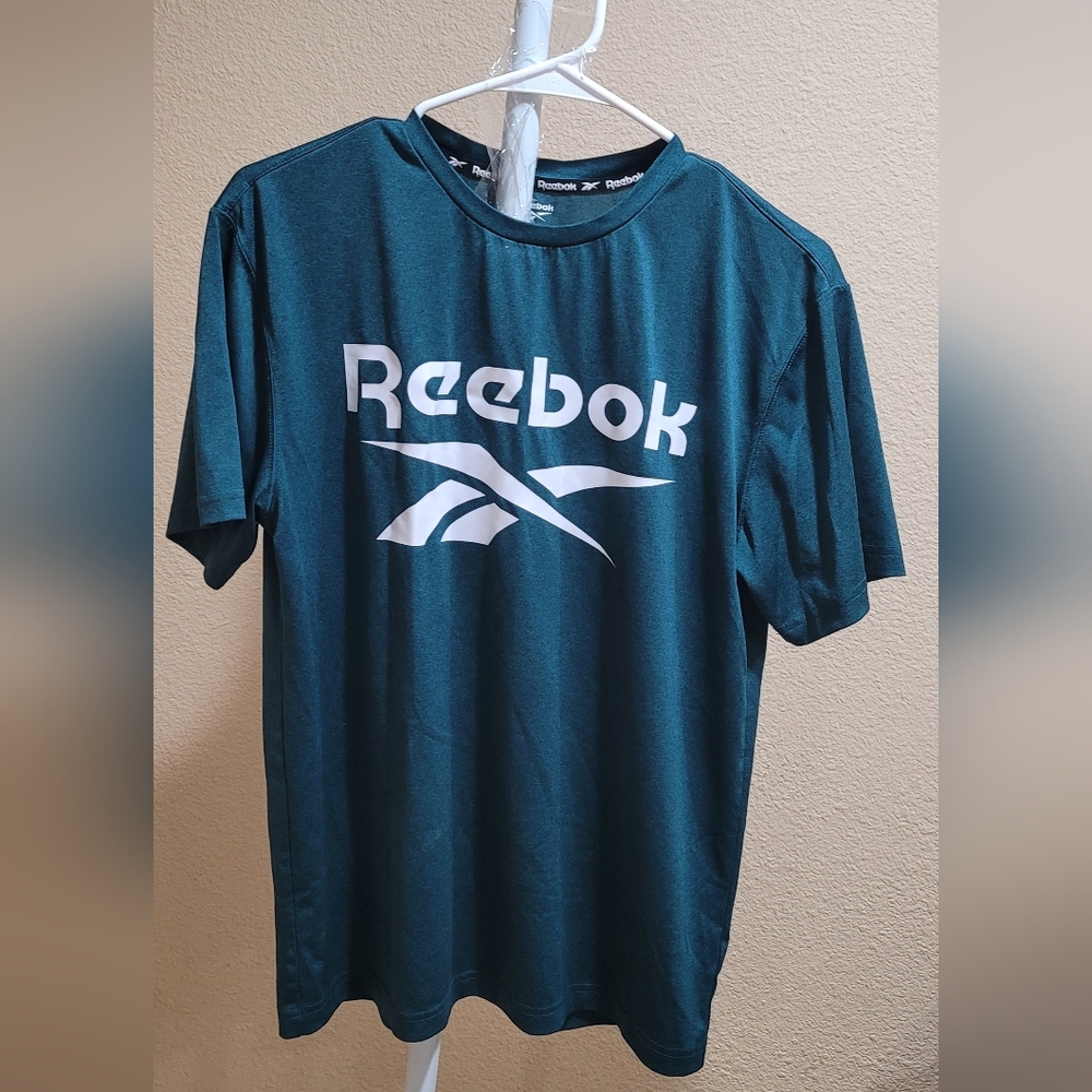 Reebok Men's Teal Short Sleeve Shirt